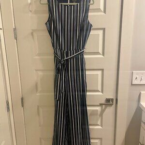 Tahari Navy Jumpsuit